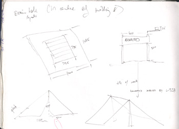 drawings of measurements for Brunswick tents